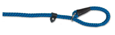 Ancol Viva Nylon Rope Slip Lead Blue 12mm x1.2m